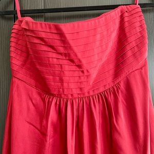 Banana Republic Strapless Red Cocktail Dress, Size 8